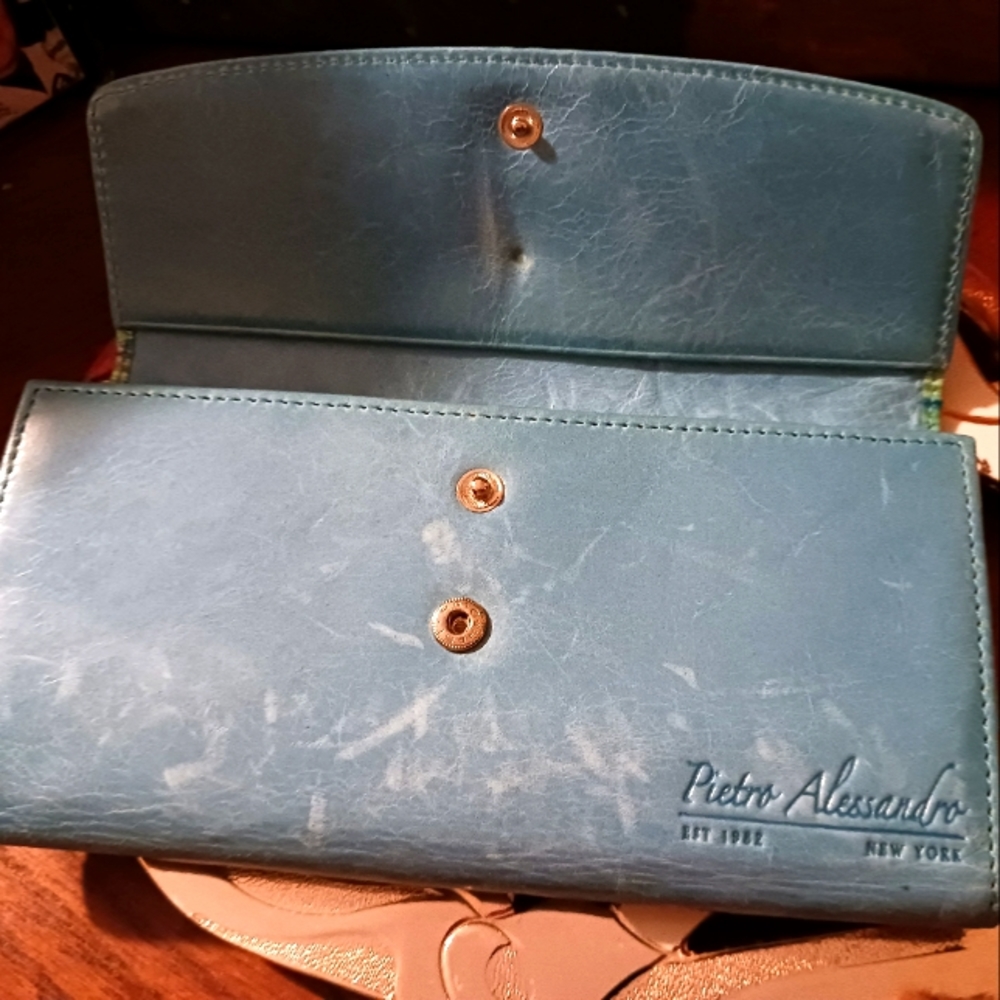 Pietro Alessandro | Original Leather Clutch Size 4"×7",Like New! Vintage,Nice 🎁